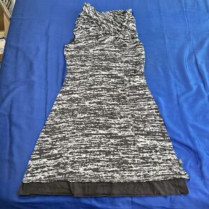 Prana Dress Size S Black Gray Active Turtle Roll Neck Outdoor